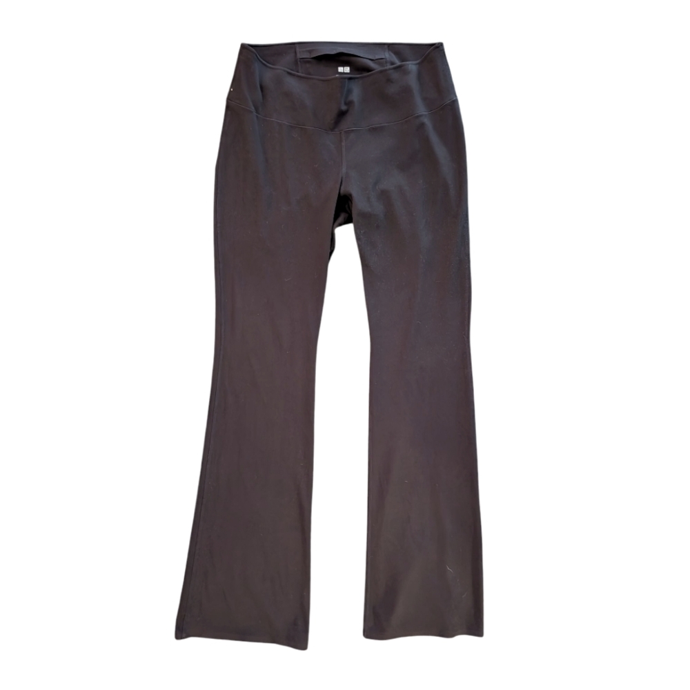 Uniqlo Black Activewear Boot Cut Pants
